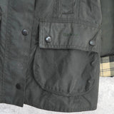 BEDALE SL バブアー オイルジャケット ワックスジャケット カーキ メンズ - NEWSED