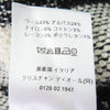 クリスチャンディオール BEE刺繡 チェック柄 アシンメトリーデザイン ラップ ロングスカート ブラック 40 レディース