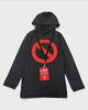 バレンシアガ BFRND INSIDE-OUT L/S HOODED T-SHIRT USED加工 LIMITED EDITION 155/222 パーカー チャコール S メンズ 未使用品