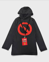 バレンシアガ BFRND INSIDE-OUT L/S HOODED T-SHIRT USED加工 LIMITED EDITION 155/222 パーカー チャコール S メンズ 未使用品 - NEWSED