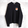 Big Fox Head Wappen Wool Sweater｜Made in Italy