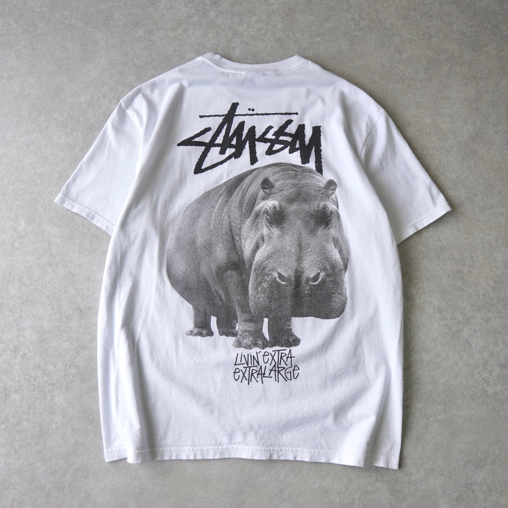 Stüssy 大河马 T 恤白色