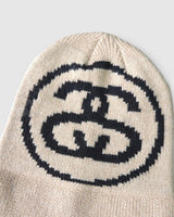 Big Link Cuff Beanie ステューシー SSリンク ニット帽 ビーニー ベージュ - NEWSED