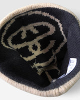 Big Link Cuff Beanie ステューシー SSリンク ニット帽 ビーニー ベージュ - NEWSED