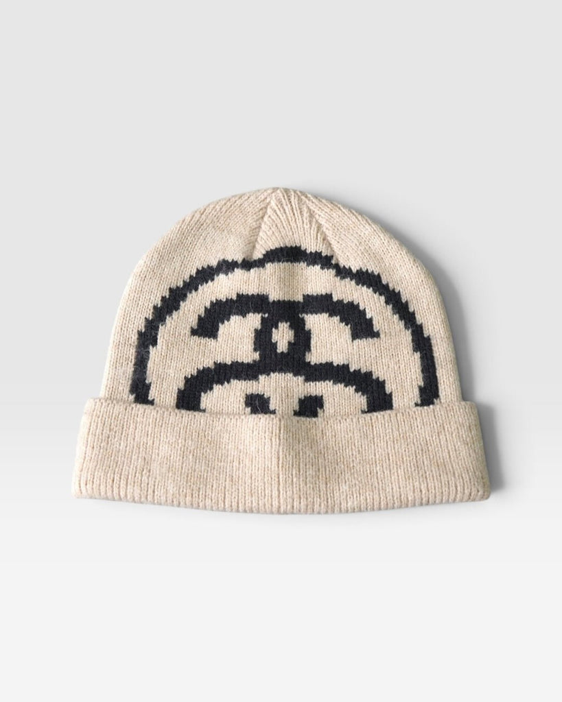 Big Link Cuff Beanie ステューシー SSリンク ニット帽 ビーニー ベージュ
