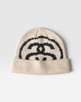 Big Link Cuff Beanie ステューシー SSリンク ニット帽 ビーニー ベージュ - NEWSED