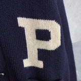 Big P Letter Cardigan - NEWSED
