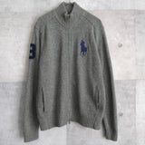 Big Pony Zip - up Sweater - NEWSED