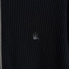 ステューシー Big Thermal Zip Shirt ワンポイントロゴ フルジップ サーマル ブラック メンズ
