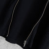 ステューシー Big Thermal Zip Shirt ワンポイントロゴ フルジップ サーマル ブラック メンズ