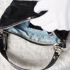 Black Leather 2way Shoulder Bag