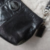 Black Leather 2way Shoulder Bag