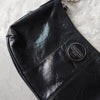 Black Leather 2way Shoulder Bag