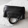 Black Leather Boogie Bag