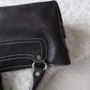 Black Leather Boogie Bag