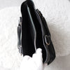 Black Leather Boogie Bag