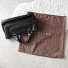 Black Leather Boogie Bag