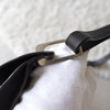 Black Leather One Shoulder Bag