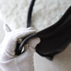 Black Leather One Shoulder Bag