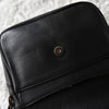 Black Leather Shoulder Bag