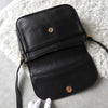 Black Leather Shoulder Bag