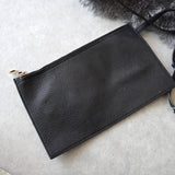 Black leather tote bag - NEWSED