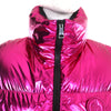 モンクレール BLAVET デカロゴワッペン付 ZIP UP ダウンベスト ピンク 54847 レディース