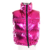 モンクレール BLAVET デカロゴワッペン付 ZIP UP ダウンベスト ピンク 54847 レディース