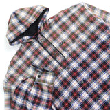 バレンシアガ BLEACHED PLAID HOODED SHIRT ヴィンテージ加工 フーデッド フランネルブルゾン シャツ ジャケット マルチカラー S メンズ - NEWSED