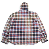 バレンシアガ BLEACHED PLAID HOODED SHIRT ヴィンテージ加工 フーデッド フランネルブルゾン シャツ ジャケット マルチカラー S メンズ - NEWSED