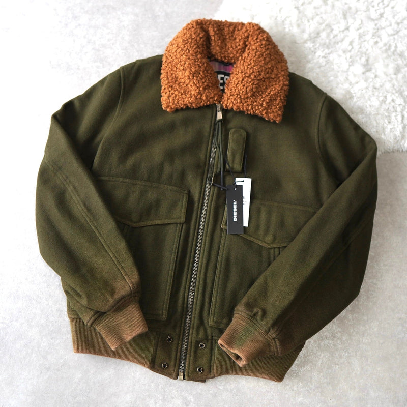 Boa Collar Wool Blouson｜UNUSED - NEWSED