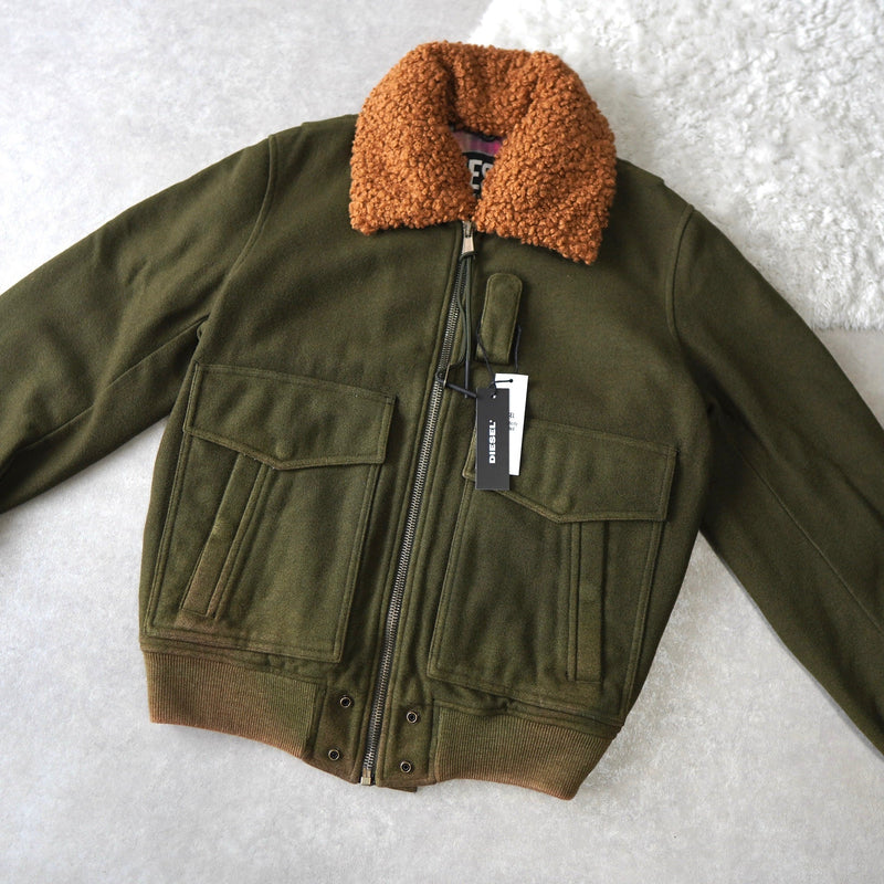 Boa Collar Wool Blouson｜UNUSED - NEWSED