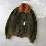 Boa Collar Wool Blouson｜UNUSED - NEWSED