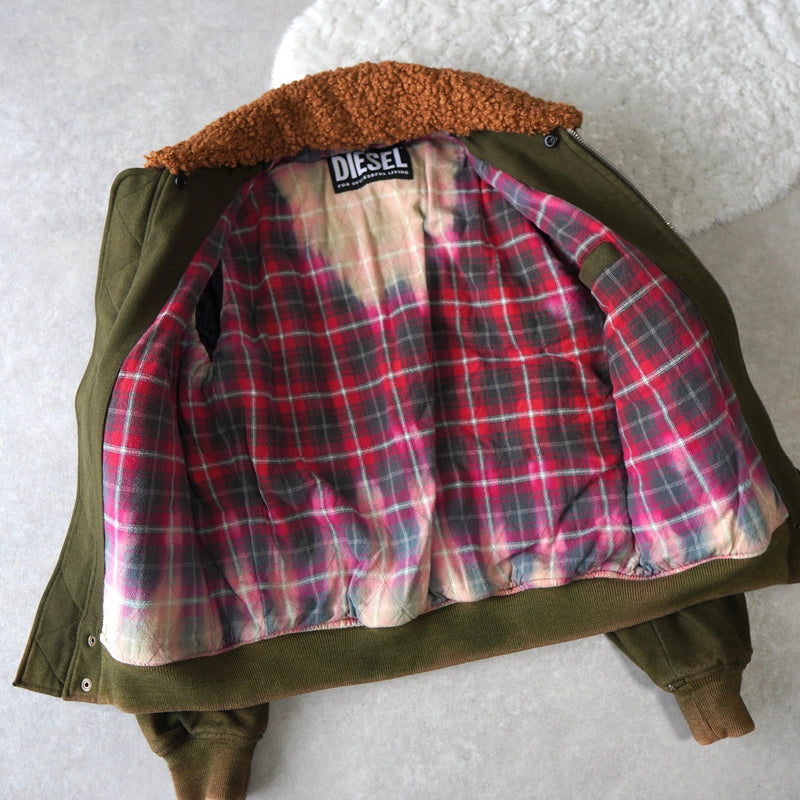 Boa Collar Wool Blouson｜UNUSED - NEWSED