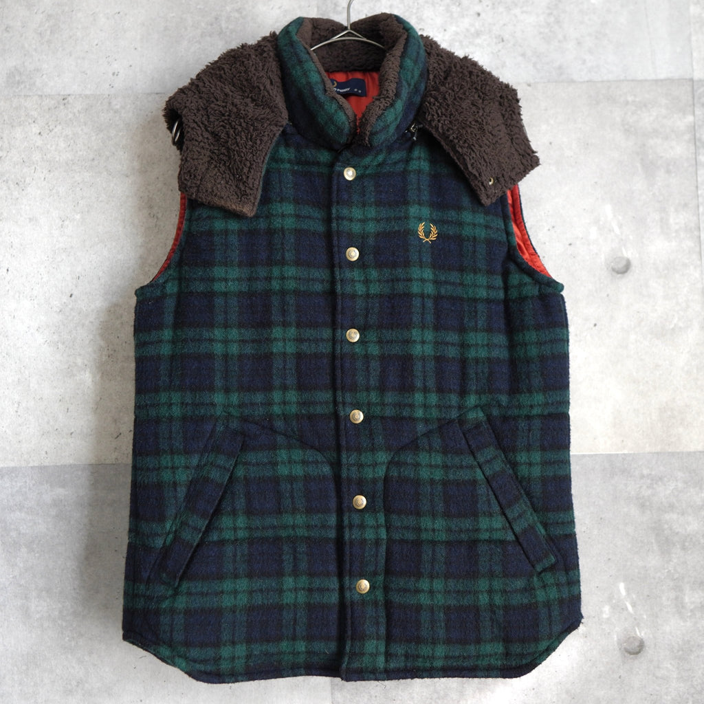 Boa Hooded Wool Puffer Vest