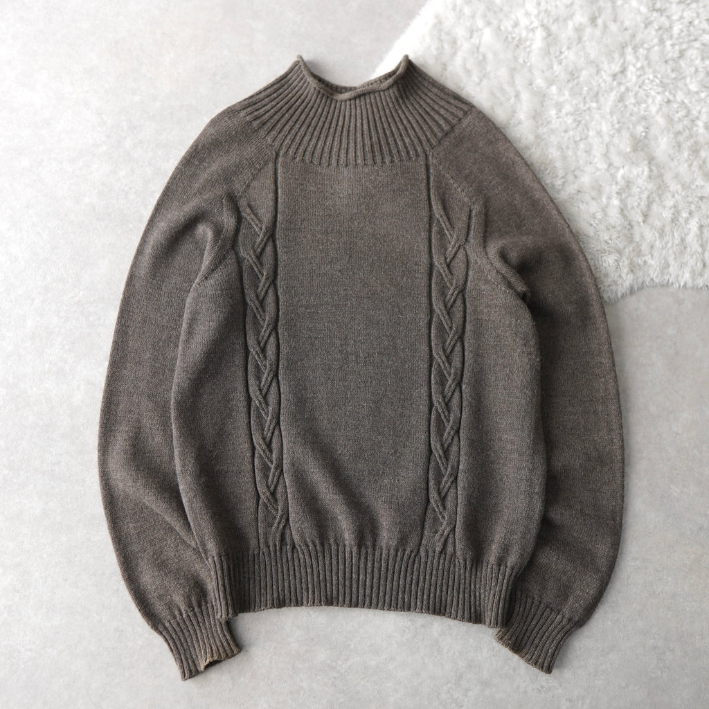 Bottle-neck Wool Sweater