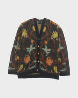 タイガ イガリ BOUQUET CARDIGAN カーディガン ブラック系 L メンズ - NEWSED