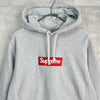 Box Logo Hooded Sweatshirt シュプリーム ボックスロゴ フーディー パーカー グレー