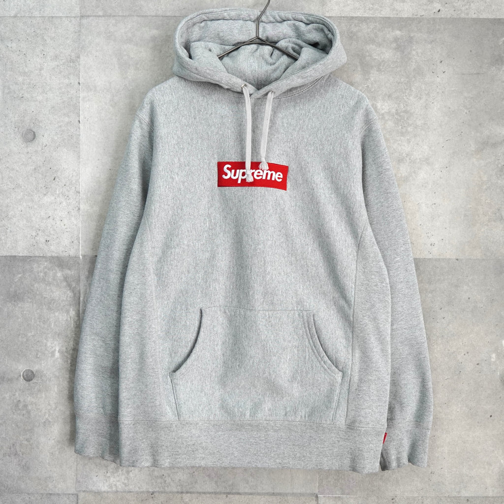 Box Logo Hooded Sweatshirt シュプリーム ボックスロゴ フーディー パーカー グレー