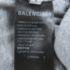 バレンシアガ BOXING LINED HOODIE クラックロゴ プルオーバー パーカー グレー L メンズ