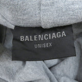 バレンシアガ BOXING LINED HOODIE クラックロゴ プルオーバー パーカー グレー L メンズ - NEWSED