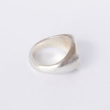Briller Signet Round M Ring アン バイ トモオヨシダ シグネットリング 指輪 シルバー925 K10 ロジウムコーティング 15.5号 - NEWSED