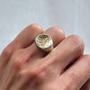Briller Signet Round M Ring アン バイ トモオヨシダ シグネットリング 指輪 シルバー925 K10 ロジウムコーティング 15.5号