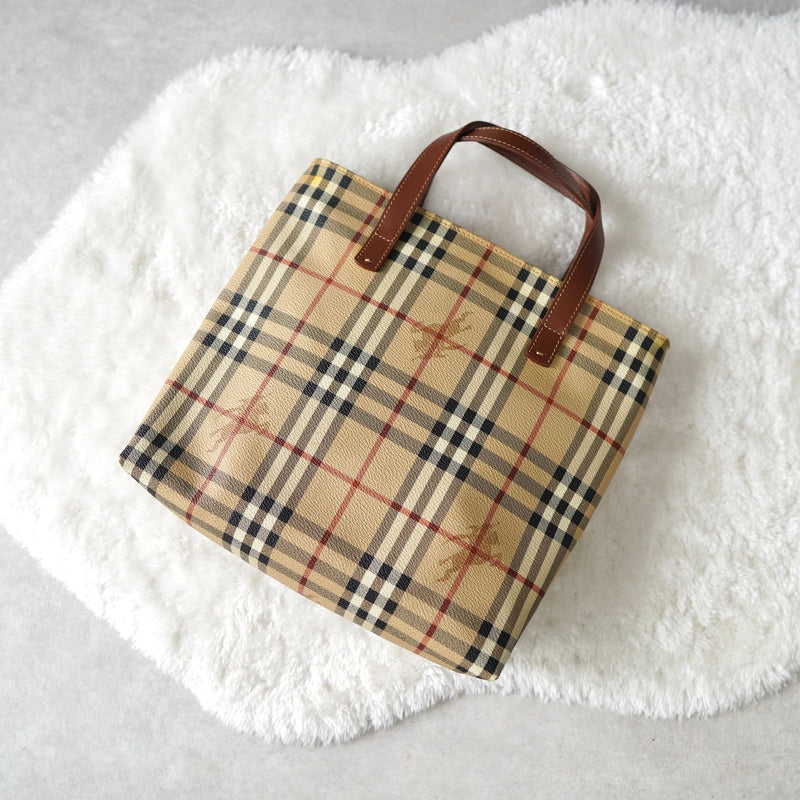 Burberry check hand bag - NEWSED