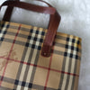 Burberry check hand bag