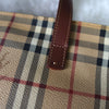 Burberry check hand bag