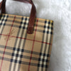 Burberry check hand bag