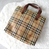 Burberry check hand bag