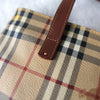 Burberry check hand bag