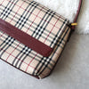 Burberry checked one shoulder bag